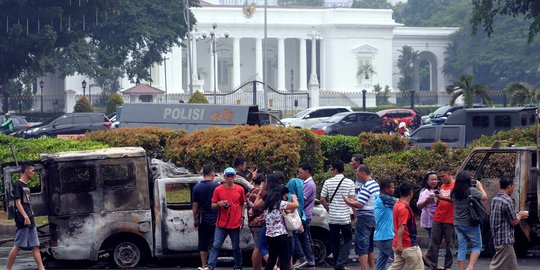 Aksi 2 Desember, TNI-Polri sterilkan pengamanan Istana Negara