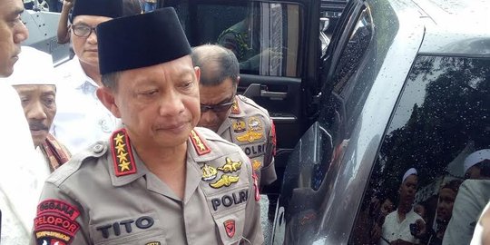 Kapolri sebut 6 peserta aksi dilarikan ke RS, 1 karena jantung