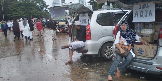 Pedagang di Monas mengeluh tak selaris saat demo 4 November