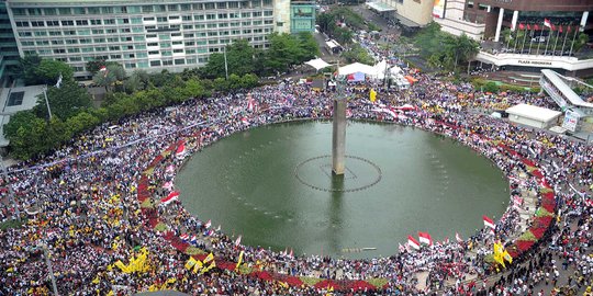 Banyak orang hilang saat aksi Kita Indonesia di Bundaran HI