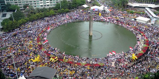 Djarot kritik aksi 'Kita Indonesia' penuh bendera partai di CFD