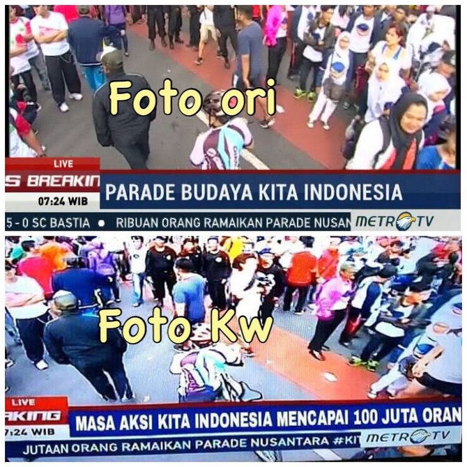 Ini penjelasan Metro TV soal foto 'Peserta Kita Indonesia 