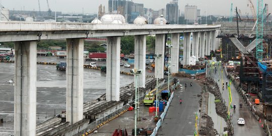 Pembangunan jalan tol melayang Jakarta-Cikampek selesai di 2019