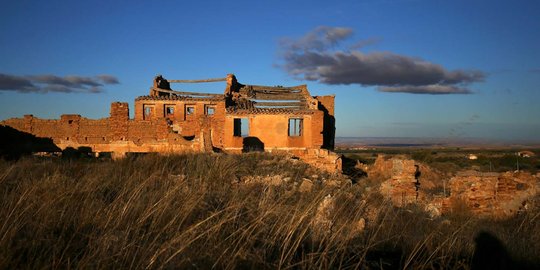 Intip angkernya Desa Belchite, saksi bisu kekejaman perang Spanyol