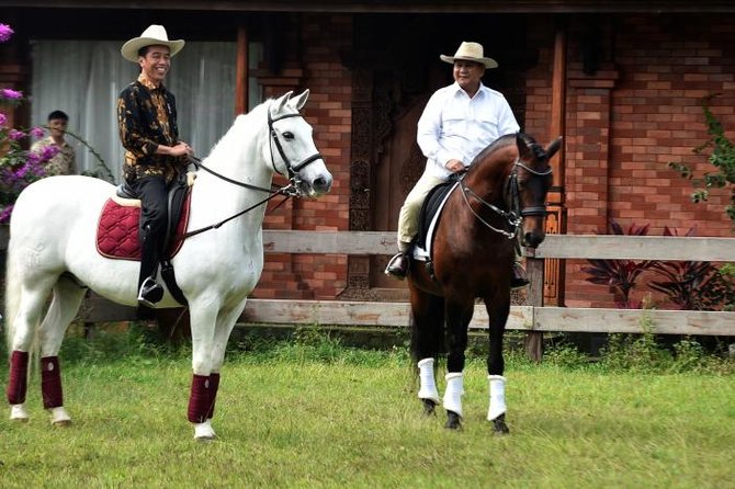 Kesamaan hobi macho antara Prabowo & Presiden Rusia 