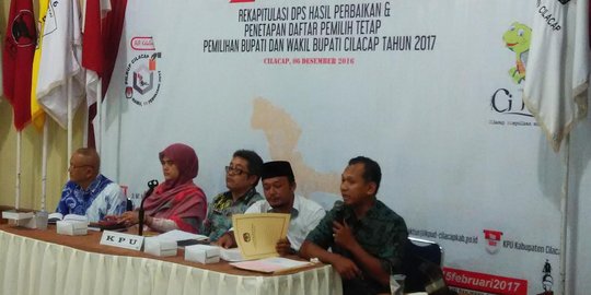 KPU Cilacap coret 13 ribu lebih pemilih di Pilkada 2017