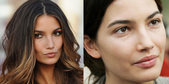 angel victorias secret tanpa makeup