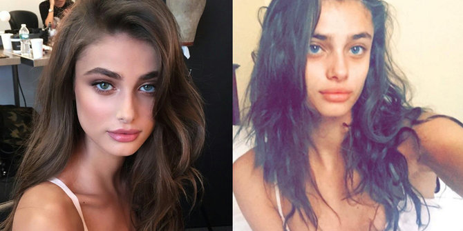 angel victorias secret tanpa makeup