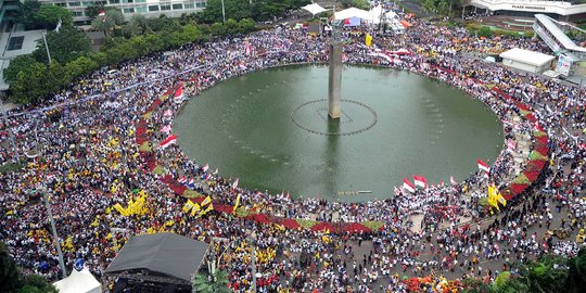 Ada atribut Golkar di CFD, Idrus Marham sebut 'tidak ada yang salah'