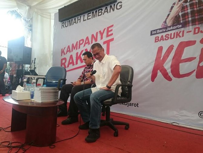 desainer toto supangat menangis di hadapan ahok