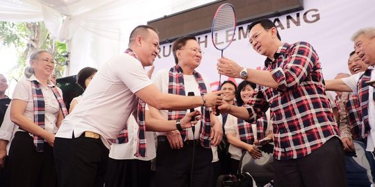 Atlet bulutangkis deklarasi dukung Ahok di Rumah Lembang