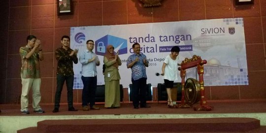 Ribuan warga Depok ikut sosialisasi penggunaan tanda tangan digital