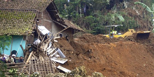 Longsor di Banyumas, lima rumah warga mengalami kerusakan