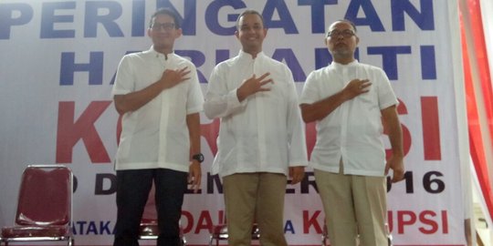 Anies sebut korupsi tak bisa diberantas dengan bentak-bentak