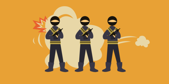 Jaringan Bahrun Naim, terduga teroris diamankan di Bekasi tiga orang