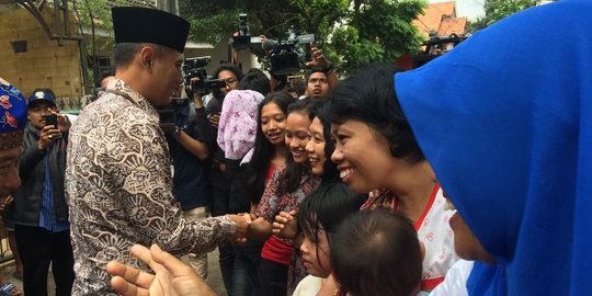 Agus Yudhoyono dapat dukungan jemaah Maulid Nabi di Cipulir