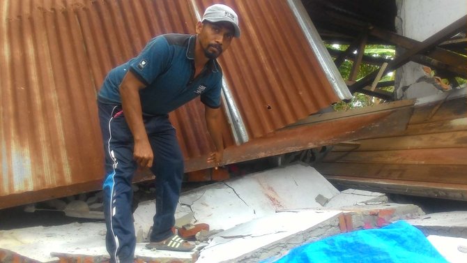 marthonis korban selamat gempa aceh