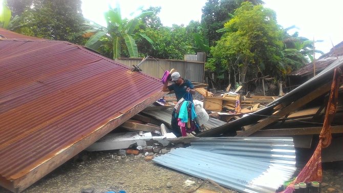 marthonis korban selamat gempa aceh