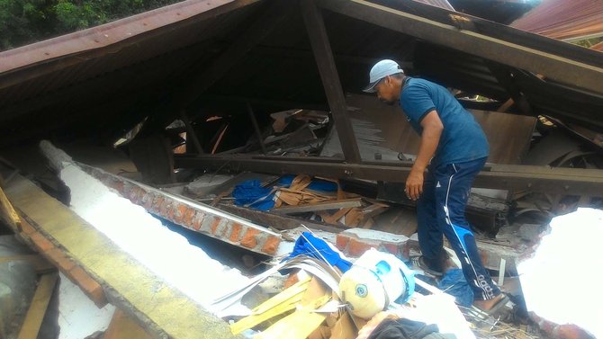 marthonis korban selamat gempa aceh