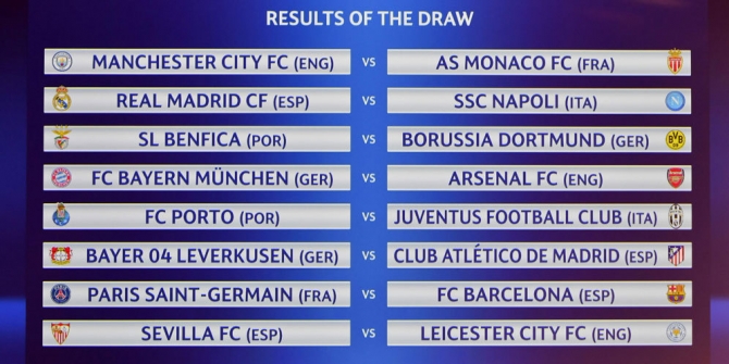 Jadwal Lengkap Babak 16 Besar Liga Champions 2016 17 Merdeka Com