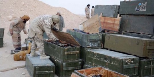 ISIS lucuti senjata militer Rusia usai rebut kembali Palmyra