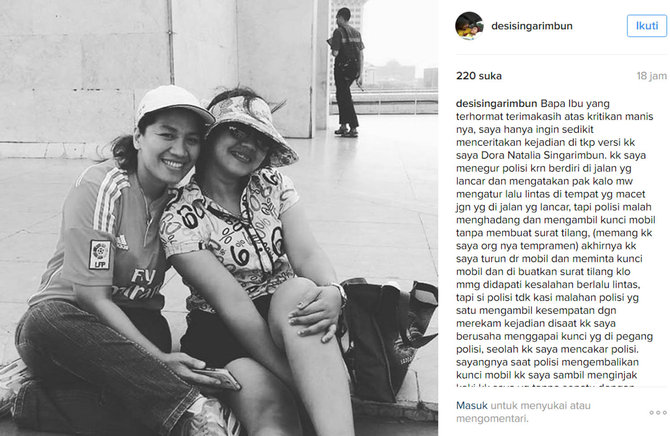 akun instagram adik dora natalia