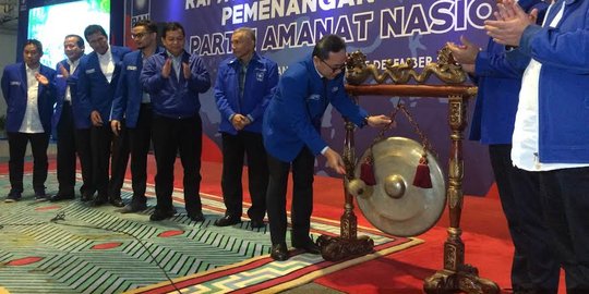 Zulkifli Hasan resmi buka Rakornas PAN di Hotel Sultan