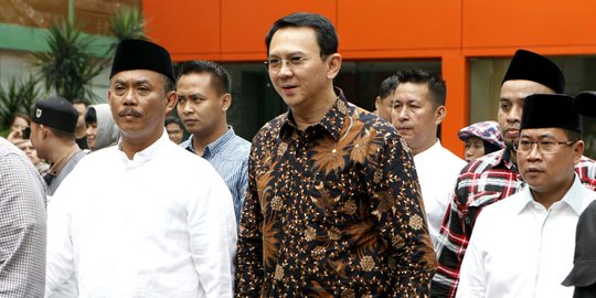 Ahok: Saya diajari enggak pernah benci dan memusuhi orang