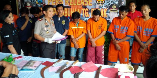 Terjaring razia, pembacok kiai akhirnya meringkuk di jeruji besi