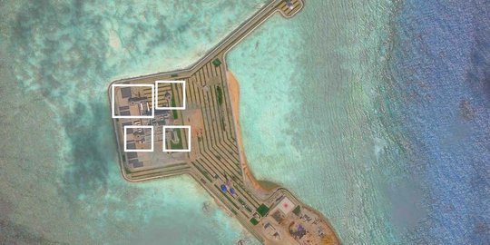 Melihat lebih dekat senjata antipesawat China di Laut China Selatan