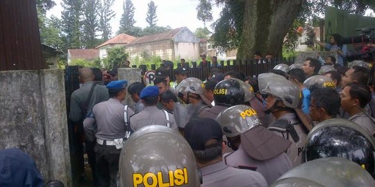 Bangunan SMAK Dago sudah runtuh, eksekusi dinyatakan selesai