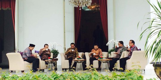 Alasan Setnov temui Jokowi: Silaturahmi kenegaraan dengan minum kopi