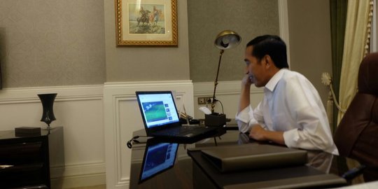 Jokowi akan nonton live streaming final Piala AFF dari Istana