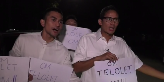 Anies-Sandiaga bikin video parodi 'Om Telolet Om'