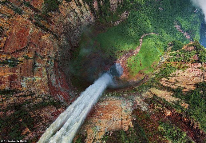 churun meru dan cortina falls