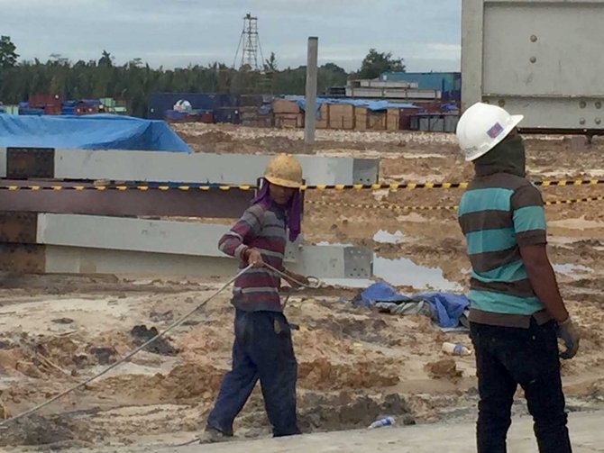 pekerja china ilegal di pltu kukar