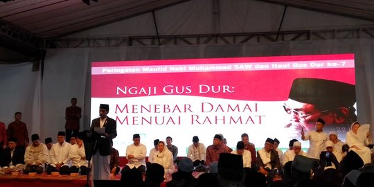 Jokowi: Gus Dur selalu ingatkan RI milik bersama bukan satu golongan