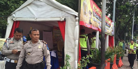 Polisi sisir Gereja Katedral jelang Misa Natal sore nanti