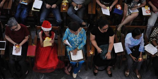 Perayaan Natal di Palu dalam kesederhanaan yang penuh hikmat