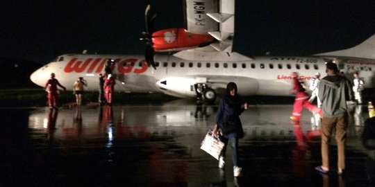 Pesawat Wings Air tergelincir, Bandara Achmad Yani ditutup 2 jam