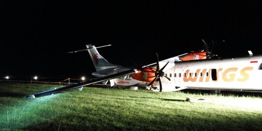 KNKT periksa kotak hitam Wings Air yang tergelincir