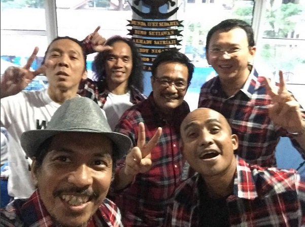 ahok foto bareng slank