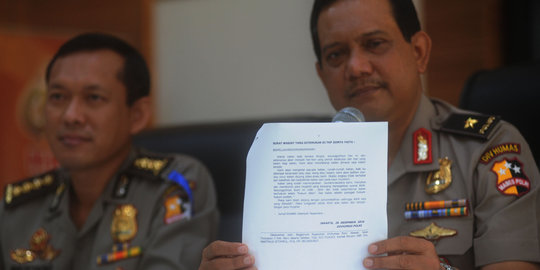 Ini salinan surat wasiat terduga teroris Jatiluhur