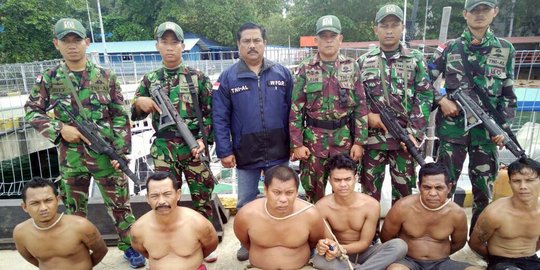 TNI AL bekuk enam perompak di Laut Tanjung Pinang
