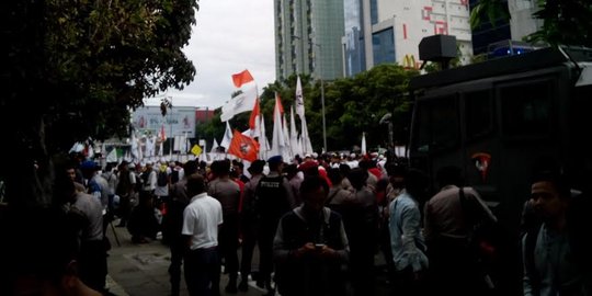 Polisi, warga dan pendemo sudah padati lokasi sidang Ahok