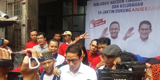 Ratusan kader Partai NasDem di Jaktim sepakat dukung Anies-Sandi