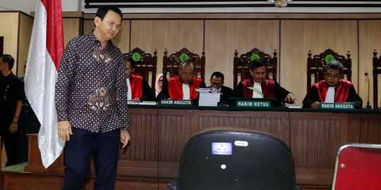 Eksepsi Ahok ditolak hakim, jaksa siapkan 6 saksi