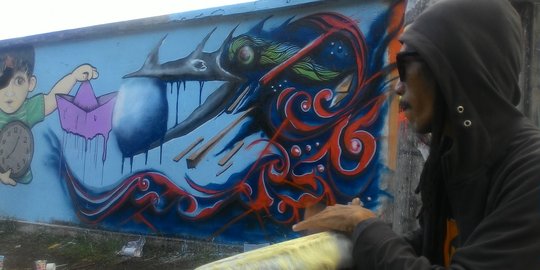 Mengenang 12 tahun tsunami Aceh melalui Smong Mural