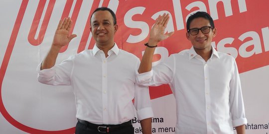 Anies-Sandi 'preteli' pendukung Ahok-Djarot