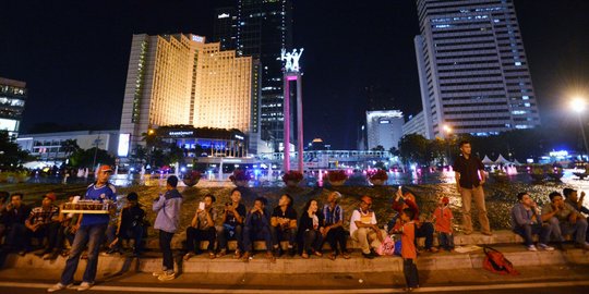 Berikut rute pengalihan lalu lintas saat Car Free Night di Jakarta